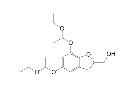 5,7-Bis(1-ethoxyethyloxy)-2-hydroxymethyl-2,3-dihydrobenzofuran