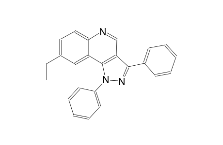 8-ethyl-1,3-diphenyl-1H-pyrazolo[4,3-c]quinoline