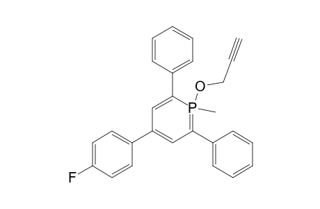 Phosphorin, 4-(4-fluorophenyl)-1,1-dihydro-1-methyl-2,6-diphenyl-1-(2-propynyloxy)-