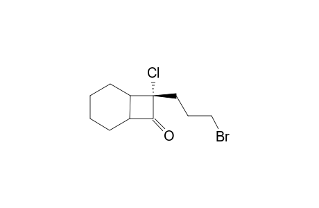 (1SR,6RS,8SR)-8-(3'-Bromopropyl)-8-chlorobicyclo[4.2.0]heptan-7-one