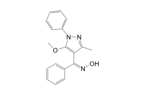 (5-methoxy-3-methyl-1-phenyl-4-pyrazolyl)-phenylmethanone oxime