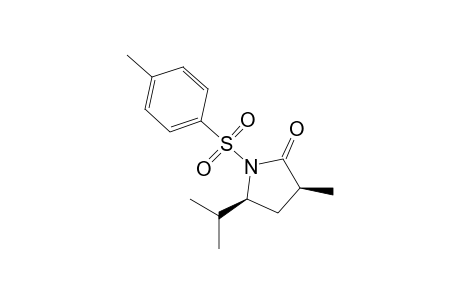 (3S,5S)-3-methyl-1-(4-methylphenyl)sulfonyl-5-propan-2-yl-2-pyrrolidinone