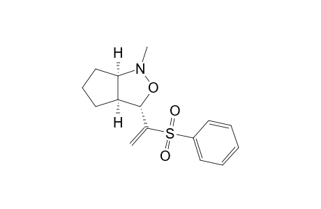 (3S*,3aS*,6aR*)-1-Methyl-3-[1-(phenylsulfonyl)ethenyl]hexahydro-1H-cyclopent[c]isoxazole