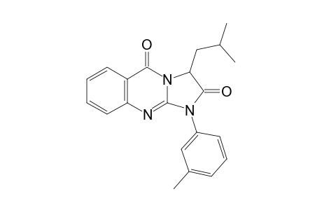 3-Isobutyl-1-(3-methylphenyl)imidazo[2,1-b]quinazoline-2,5(1H,3H)-dione