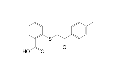 2-[2-(4-methylphenyl)-2-oxidanylidene-ethyl]sulfanylbenzoic acid
