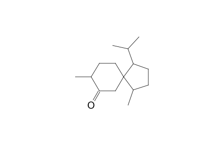 1-Isopropyl-4,8-dimethylspiro[4.5]decan-7-one