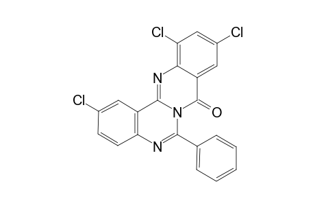 6-Phenyl-2,10,12-trichloro-3H-quinazolino[4,3-b]quinazolin-8-one