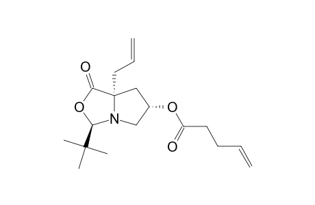 1H,3H-Pyrrolo[1,2-c]oxazole, 4-pentenoic acid deriv.