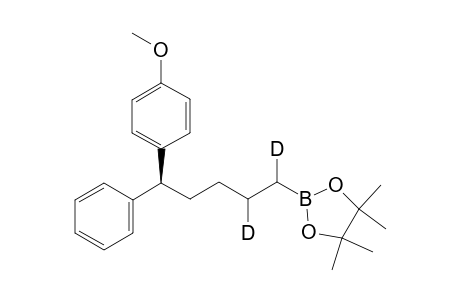 2-[(5S)-1,2-dideuterio-5-(4-methoxyphenyl)-5-phenyl-pentyl]-4,4,5,5-tetramethyl-1,3,2-dioxaborolane