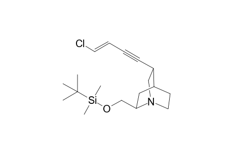 2-tert-Butyldimethylsiloxymethyl-5-(2(E)-chlorovinylethynyl)-1-azabicyclo[2.2.2]octane