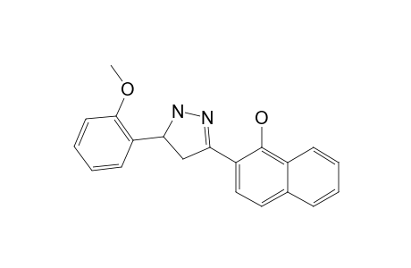 2-[5-(2-METHOXYPHENYL)-PYRAZOLIN-3-YL]-NAPHTHALEN-1-OL