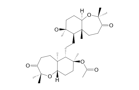 10-ACETOXY-15-DEACETYL-4,21-DIOXO-28-HYDRO-RASPACIONIN