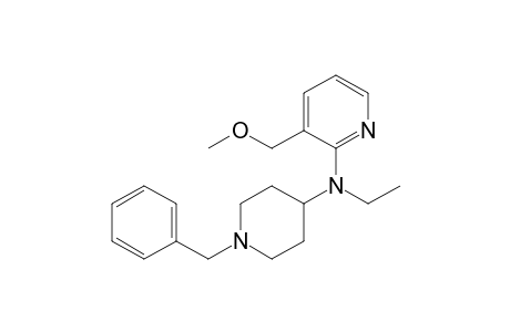 1-Benzyl-4-(N-ethyl-N-(3-methoxymethyl-2-pyridinyl)amino)piperidine