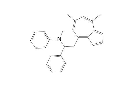 4,6-Dimethyl-8-[N-methyl-N-phenylamino)-2'-phenylethyl]azulene