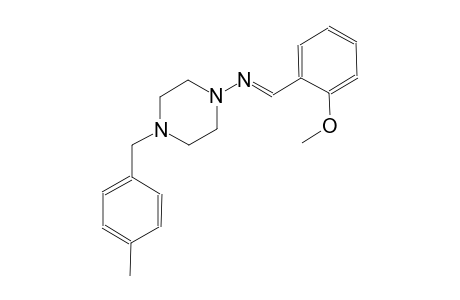 N-[(E)-(2-methoxyphenyl)methylidene]-4-(4-methylbenzyl)-1-piperazinamine