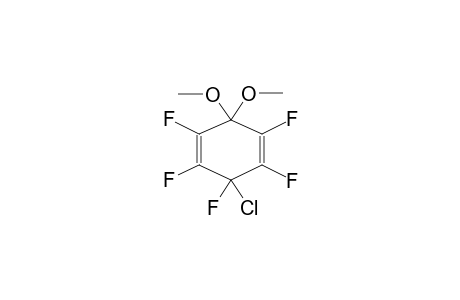 1,1-DIMETHOXY-4-CHLOROPERFLUORO-2,5-CYCLOHEXADIENE
