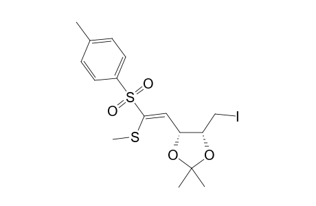 (4R,5R)-4-(IODOMETHYL)-2,2-DIMETHYL-5-[(E)-2-[(PARA-TOLYL)-SULFONYL]-2-(METHYLTHIO)-ETHENYL]-1,3-DIOXOLANE