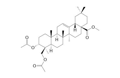 3.alpha.,24-Diacetoxy-olean-12-en-28-oic-acid,methylester
