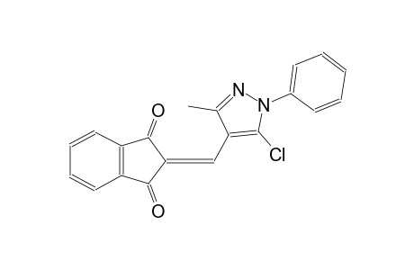 2-[(5-chloro-3-methyl-1-phenyl-1H-pyrazol-4-yl)methylene]-1H-indene-1,3(2H)-dione