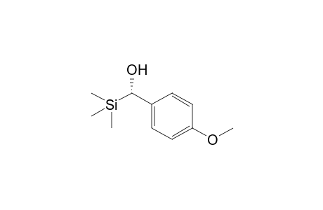 (S)-(-)-4-Methoxy-.alpha.-(trimethylsilyl)benzenemethanol
