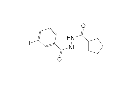 N'-(3-iodobenzoyl)cyclopentanecarbohydrazide