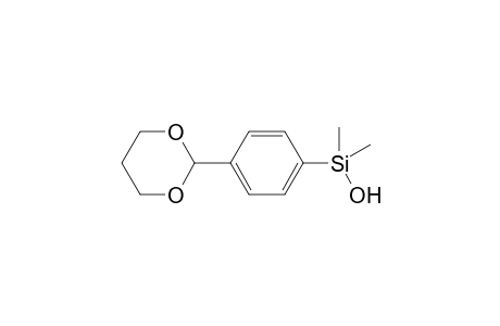 2-(p-dimethylhydroxysilylphenyl)-1,3-dioxane