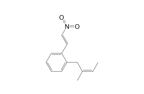 Benzene, 1-(2-methyl-2-butenyl)-2-(2-nitroethenyl)-, (E,?)-