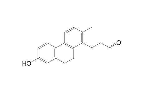 2-Hydroxy-7-methyl-8-[3-oxo-propyl]-9,10-dihydrophenanthrene