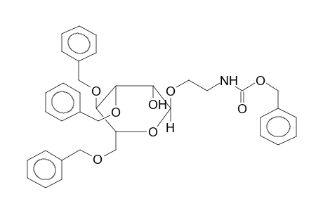2-BENZYLOXYCARBONYLAMINOETHYL 3,4,6-TRI-O-BENZYL-ALPHA-D-MANNOPYRANOSIDE
