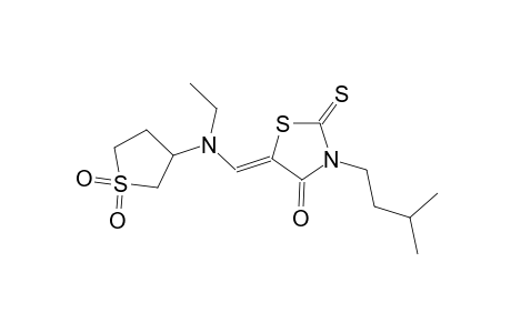 4-thiazolidinone, 5-[[ethyl(tetrahydro-1,1-dioxido-3-thienyl)amino]methylene]-3-(3-methylbutyl)-2-thioxo-, (5Z)-