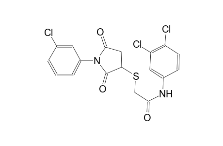acetamide, 2-[[1-(3-chlorophenyl)-2,5-dioxo-3-pyrrolidinyl]thio]-N-(3,4-dichlorophenyl)-