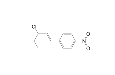 Benzene, 1-(3-chloro-4-methyl-1-pentenyl)-4-nitro-, (E)-