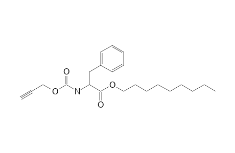 L-Phenylalanine, N-propargyloxycarbonyl-, nonyl ester