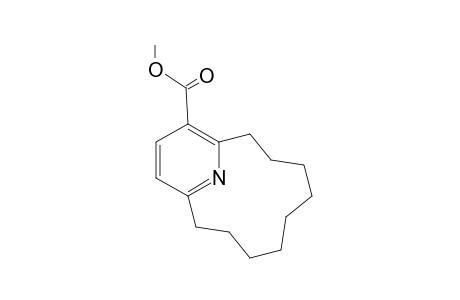 15-azabicyclo[9.3.1]pentadeca-1(15),11,13-triene-12-carboxylic acid methyl ester