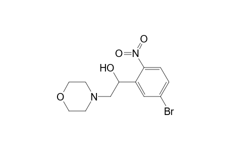 4-Morpholineethanol, .alpha.-(5-bromo-2-nitrophenyl)-, monohydrochloride