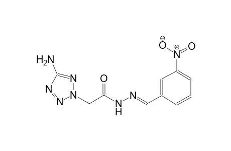 2-(5-amino-2H-tetraazol-2-yl)-N'-[(E)-(3-nitrophenyl)methylidene]acetohydrazide