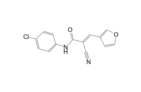 (2E)-N-(4-chlorophenyl)-2-cyano-3-(3-furyl)-2-propenamide