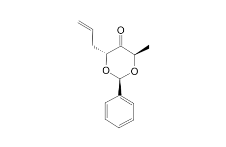 (2R,4R,6R)-4-allyl-6-methyl-2-phenyl-1,3-dioxan-5-one