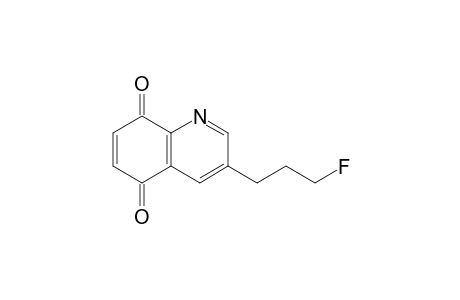 3-(3-Fluoropropyl)quinoline-5,8-dione