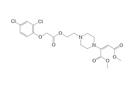 1-[2-(2-(2,4-Dichlorophenoxy)acetoyloxyl)eth-1-yl]-4-[(E)-1,2-(dimethoxycarbonyl)ethen-1-yl]piperazine