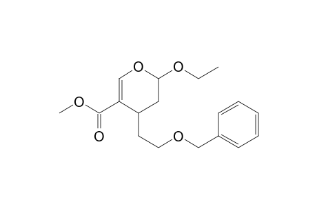 Methyl (2RS,4SR)-4-[2-(benzyloxy)ethyl]-2-ethoxy-3,4-dihydro-2H-pyran-5-carboxylate