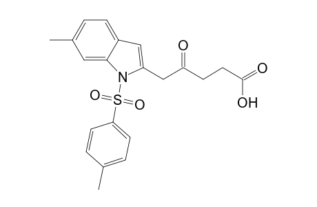 5-{6-Methyl-1-[(4-methylphenyl)sulfonyl]-1H-indol-2-yl}-4-oxopentanoic acid