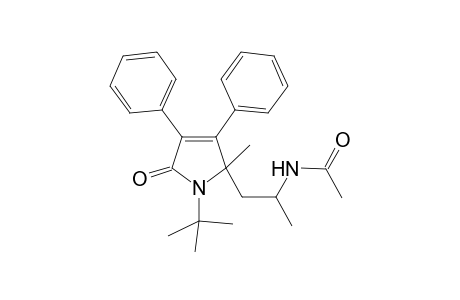 1-tert-Butyl-5-methyl-3,4-diphenyl-5-[2-(acetamidopropyl)]pyrrol-2-one