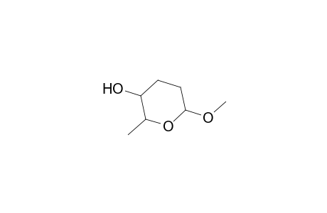 2H-Pyran-3-ol, tetrahydro-6-methoxy-2-methyl-, [2R-(2.alpha.,3.beta.,6.beta.)]-