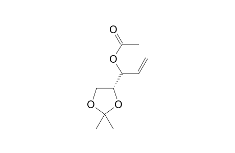 (2R,3RS)-3-Acetoxy-1,2-O-isopropylidene-4-pentene
