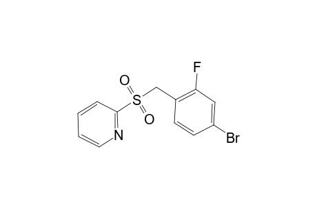 Pyridine, 2-(4-bromo-2-fluorobenzylsulfonyl)-