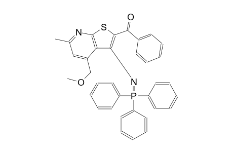 methanone, [4-(methoxymethyl)-6-methyl-3-[(triphenylphosphoranylidene)amino]thieno[2,3-b]pyridin-2-yl]phenyl-