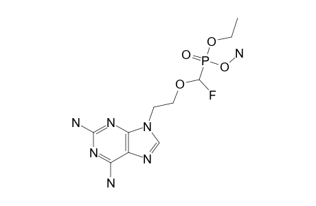 ETHYL-AMMONIUM-[2-(2,6-DIAMINOPURINE-9-YL)-ETHOXY]-FLUOROMETHYLPHOSPHONATE