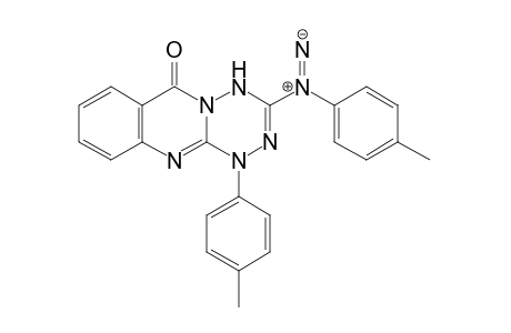 1-(4'-Methylphenyl)-3-[(4"-methylphenyl)diazo]-6H-[1,2,4,5]tetrazino[3,2-b]quinazolin-6-one