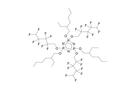 2,4,6-TRIS(1,1,5-TRIHYDROPERFLUOROPENTYLOXY)-2,4,6-TRIS(2-ETHYLHEXYLOXY)CYCLOTRIPHOSPHAZENE